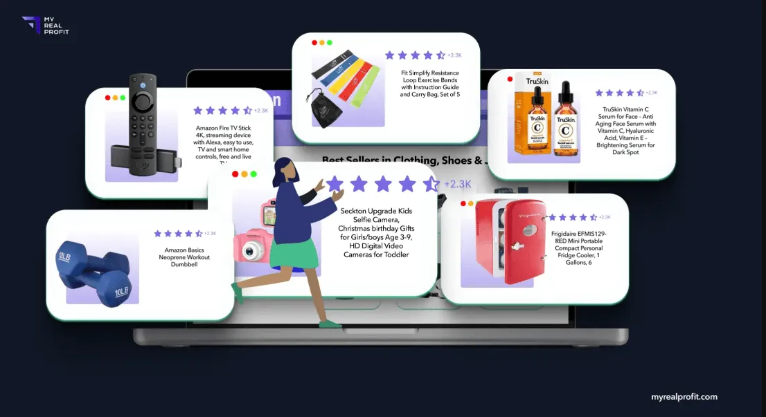 how to find trending products on Amazon