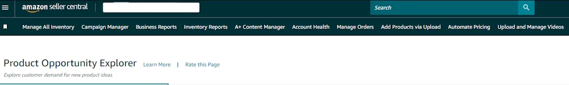 Amazon Seller Central GTIN exemption application