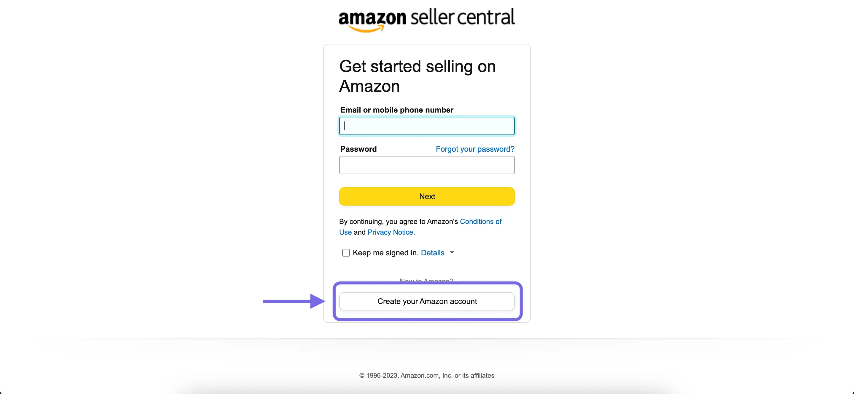 Start Selling Products on Amazon