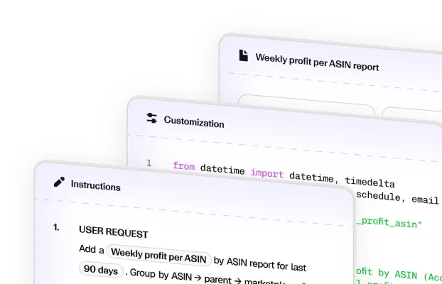 Customizable reporting