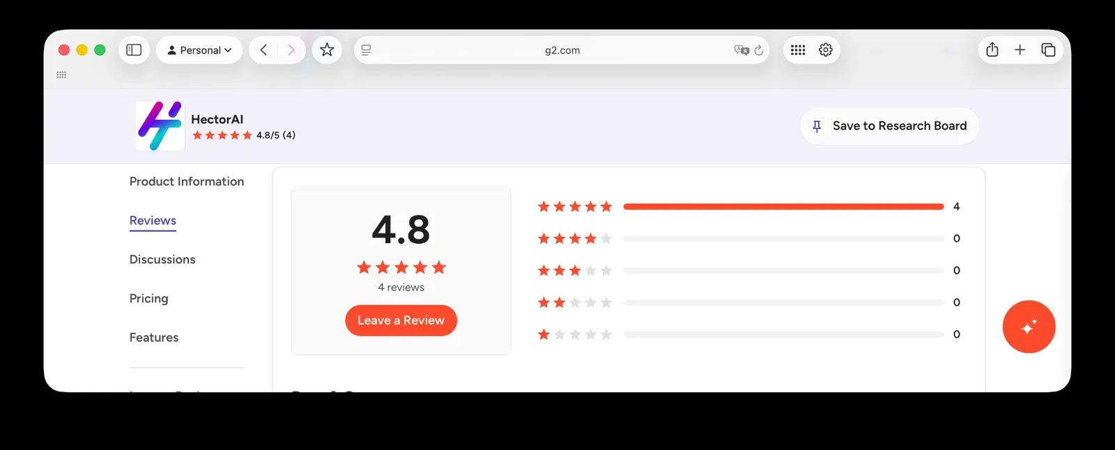 Hector G2 rating