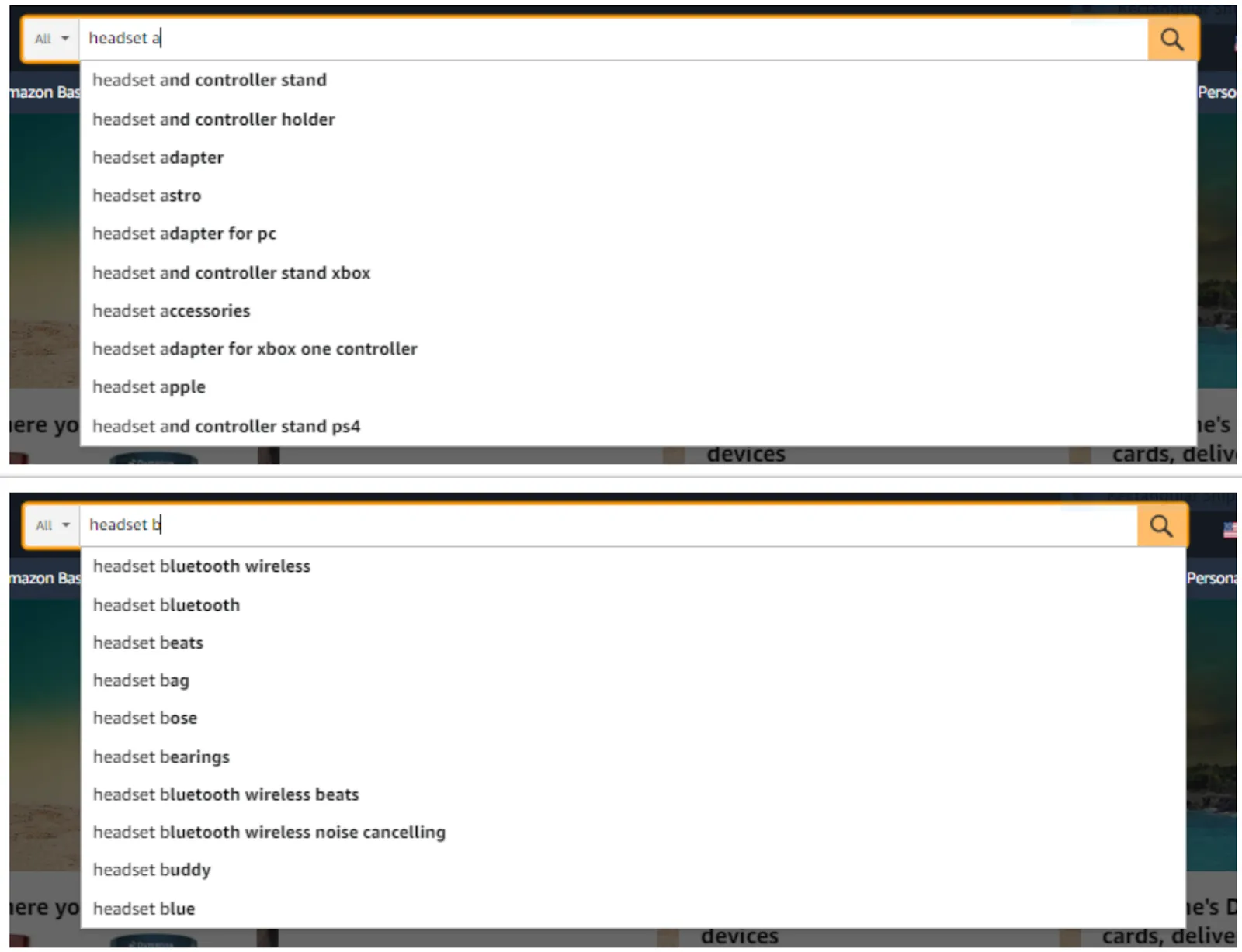 Amazon product SEO search terms