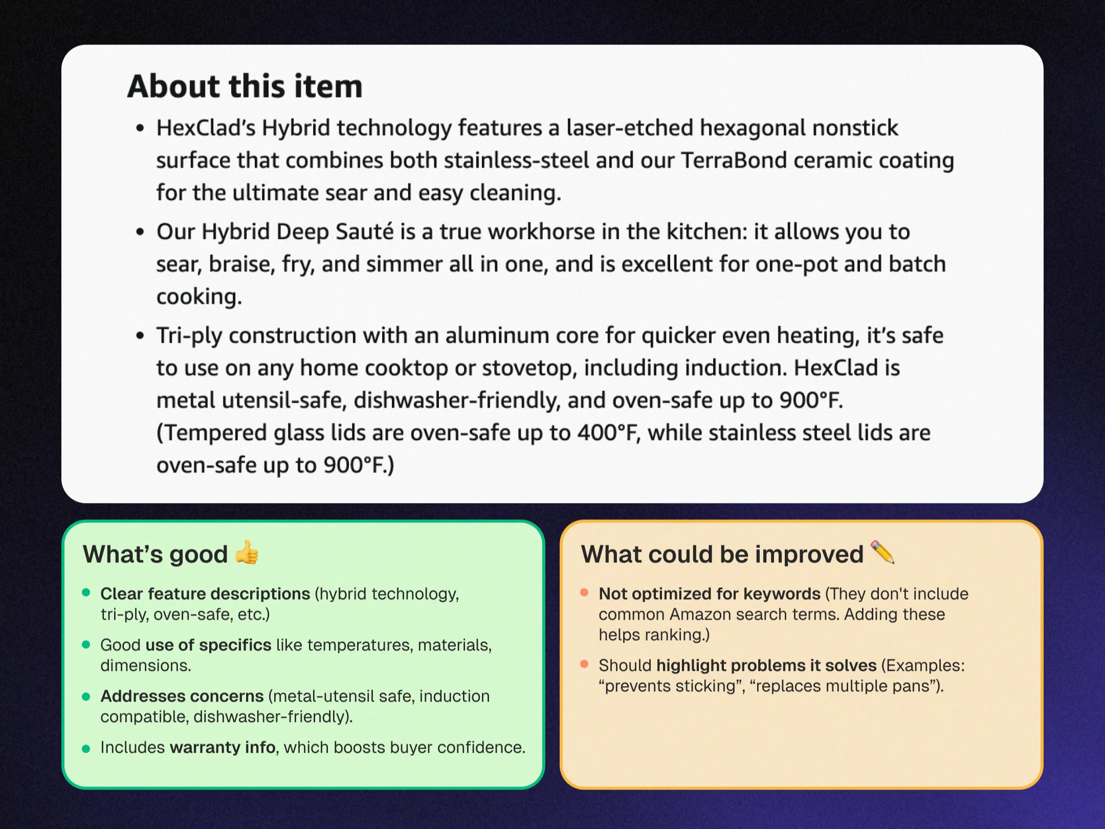Bullet points