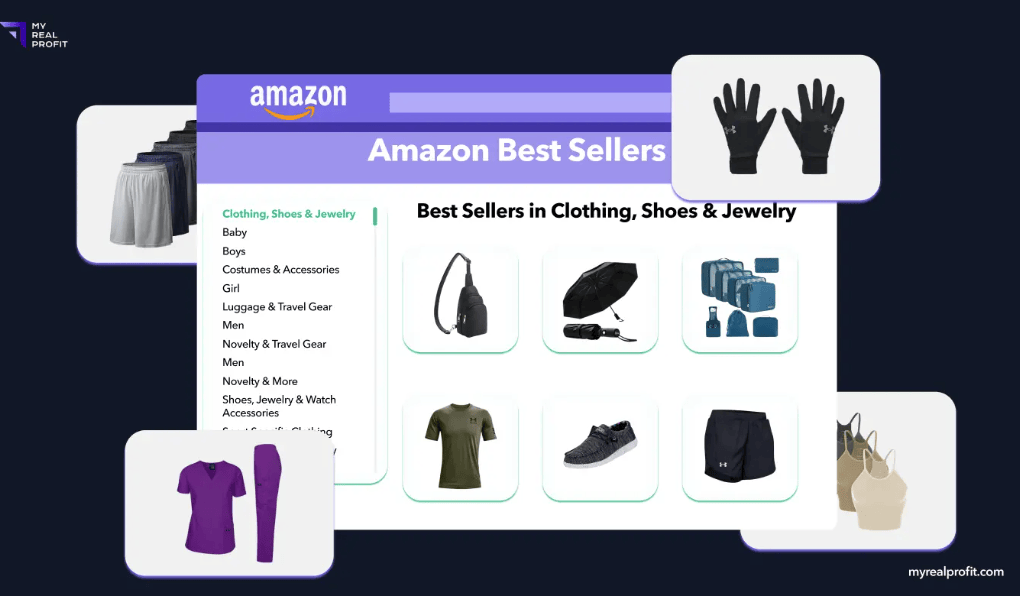 Amazon best sellers in clothing